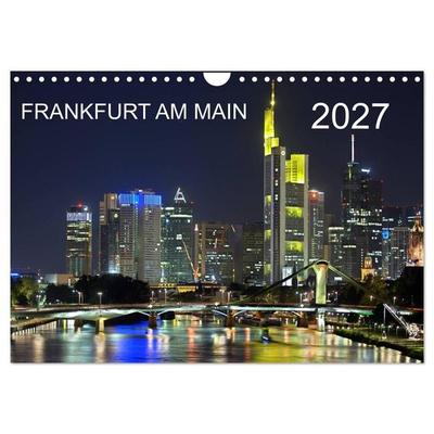 Frankfurt am Main (Wandkalender 2027 DIN A4 quer), CALVENDO Monatskalender