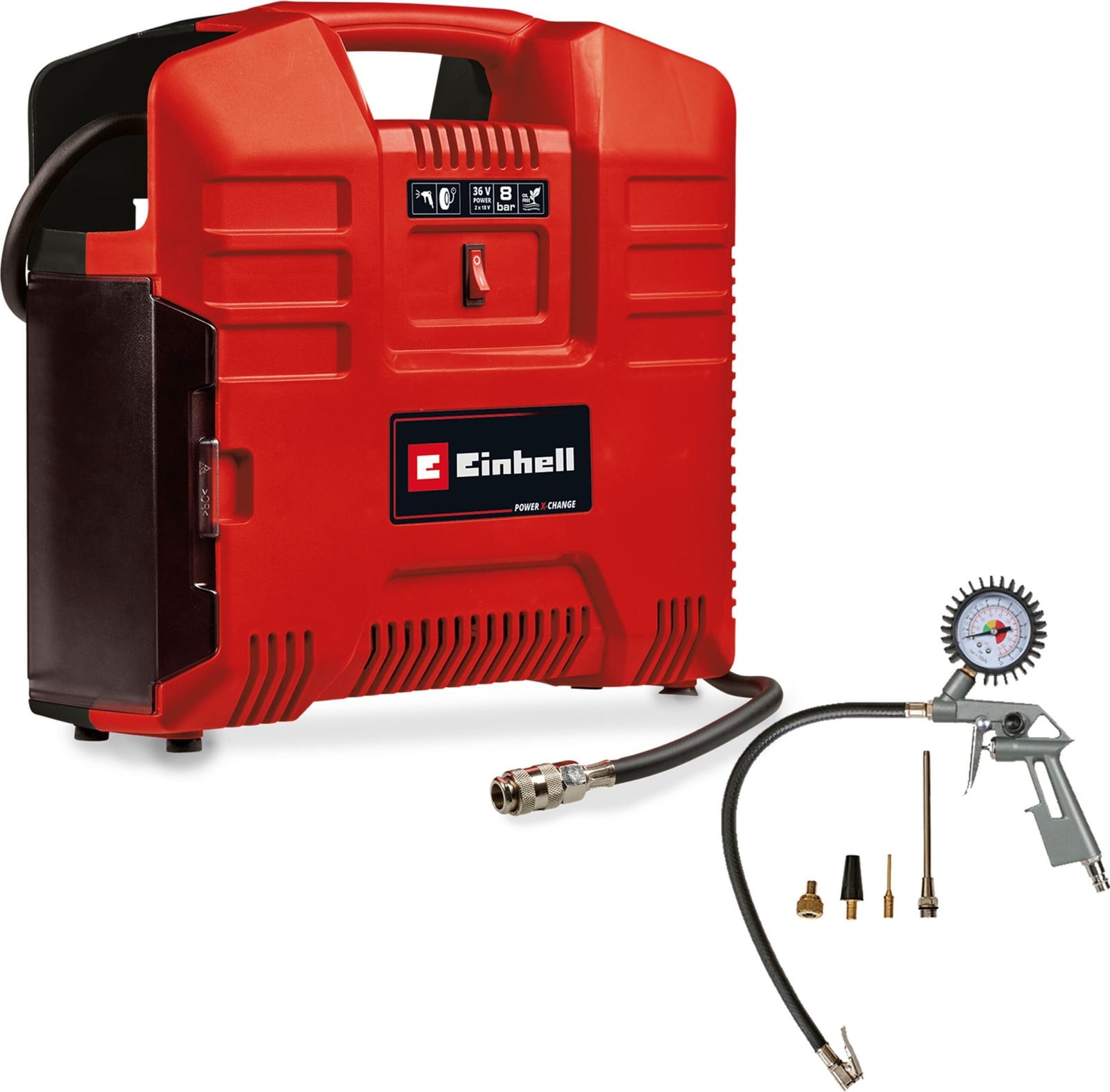 Einhell TE-AC 36/8 Li OF accuboormachine-compressor set (alleen machine)