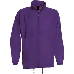 B&C Herren Ungefütterter Windbreaker Sirocco JU800 purple XXL