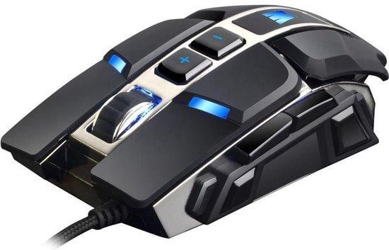 WASDkeys M300 Laser Muis voor Rechtshandigen, 2500 DPI, USB Type-A, Zwart