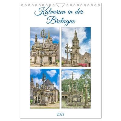 Kalvarien in der Bretagne (Wandkalender 2027 DIN A4 hoch), CALVENDO Monatskalender