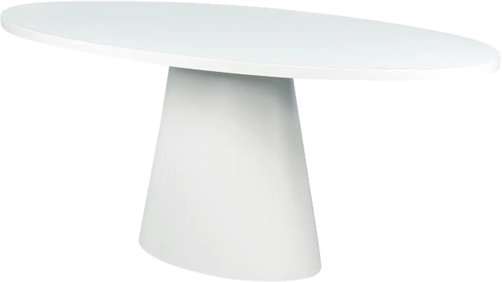 Höffner Esstisch mit Glastischplatte Reflection ¦ weiß ¦ Maße (cm): B: 100 H: 76