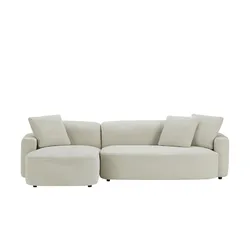 Primo Ecksofa  Ella ¦ creme ¦ Maße (cm): B: 299 H: 86 T: 144.0
