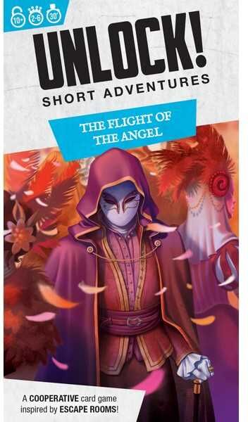 Unlock! Short 3 - The Flight of the Angel, Co-operative Escape-Room Card Game by Space Cowboys