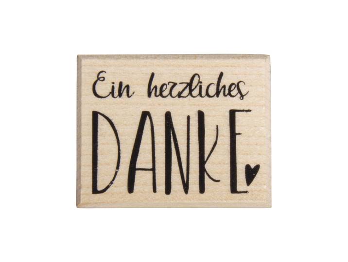 Stempel Ein herzliches Danke , 4x5cm
