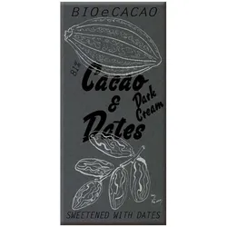 Cacao & Dates - Dark Cream 81% Dunkle Schokolade 90g