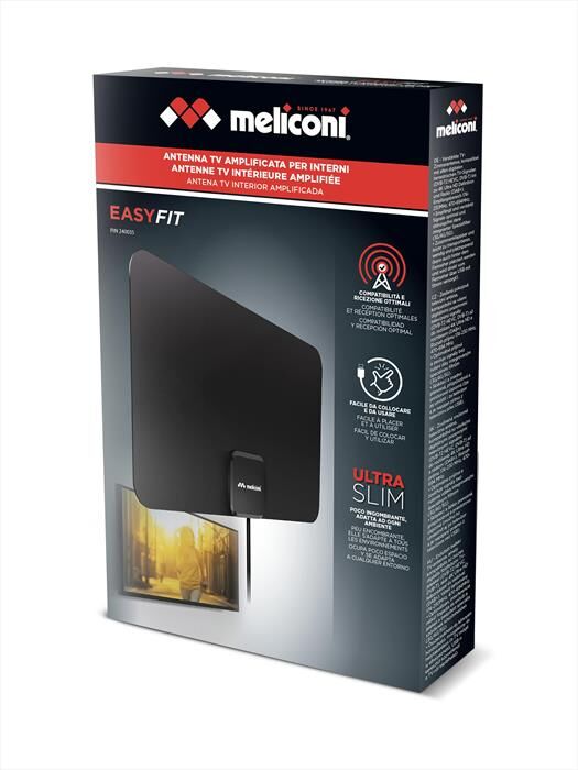 Meliconi Antenna Easy Fit-nero