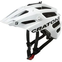Fahrradhelm Cratoni AllTrack (MTB) weiß gummiert, Gr. M/L (58-61cm)
