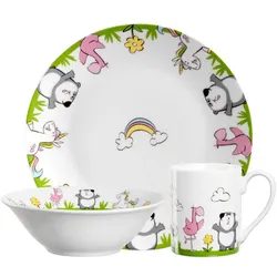 Leonardo Kinderservice Bambini 3tlg. Porzellan Bunt