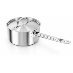 Equipementpro Professioneller Edelstahl-Topf Ø 220 mm – 5 Liter Fassungsvermögen – Equipmentpro