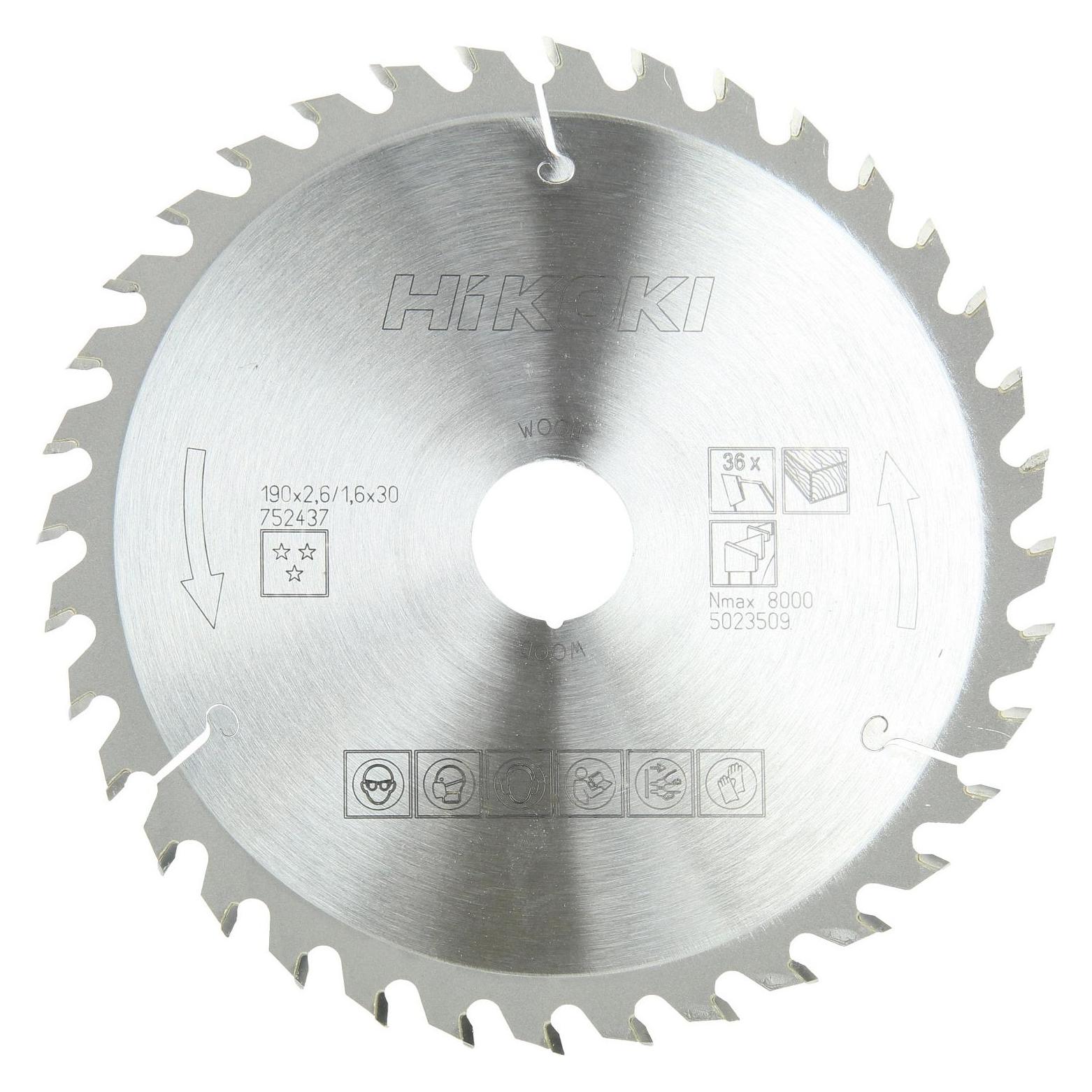 Hikoki HM - Sägeblatt 190x30xZ36 (752.437)