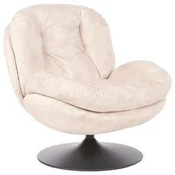 SESSEL Samtstoff Helles Beige Nolvik