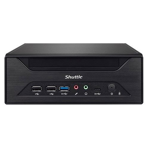 Shuttle Barebone slim XH610 SO-DDR4 black