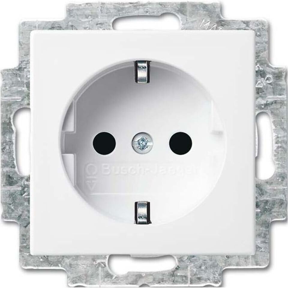 Busch-Jaeger SCHUKO Steckdosen-Einsatz alpinweiß 20 EUCR-914 (2CKA002011A6238)