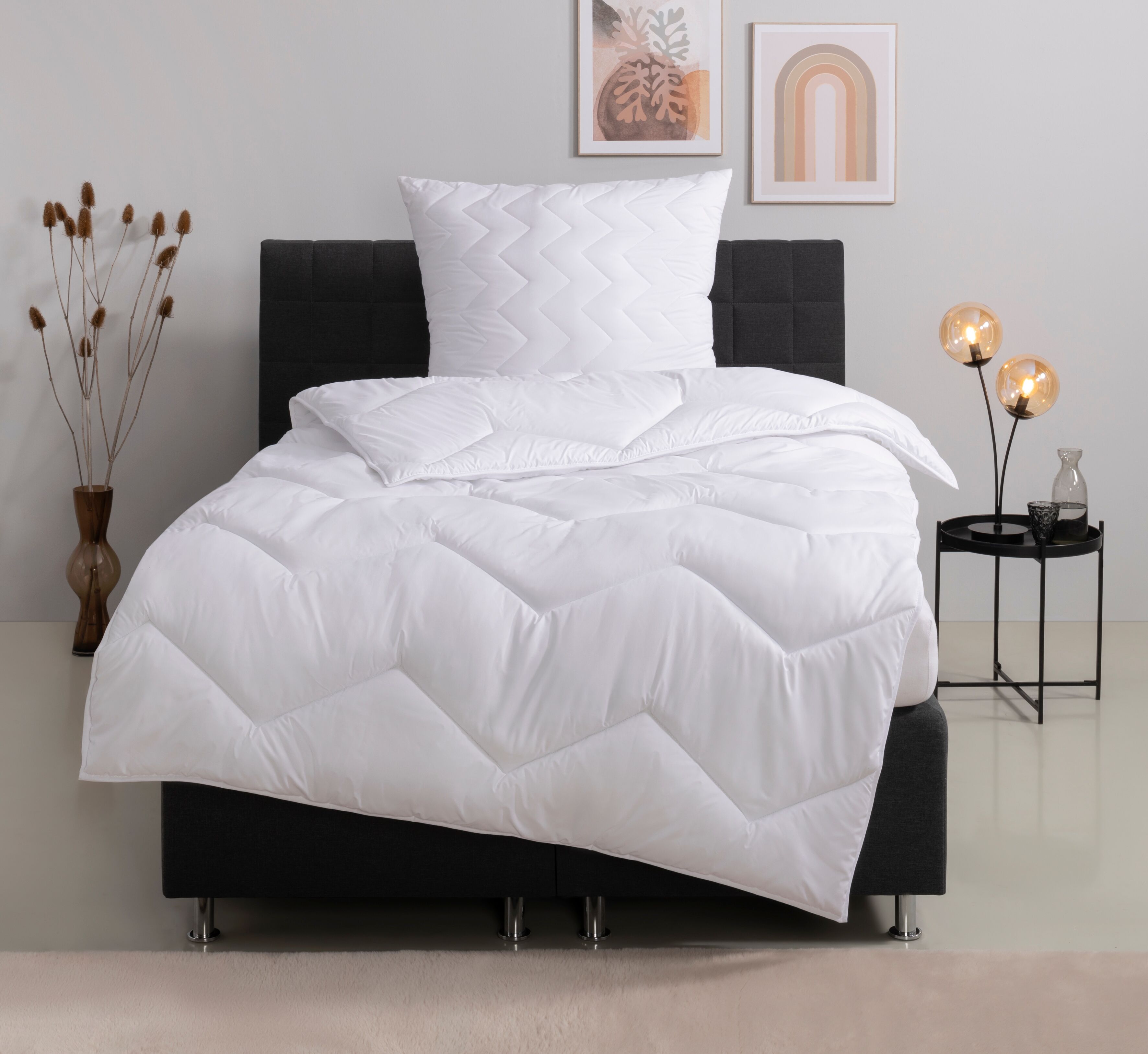 Microfaserkissen OTTO HOME "Sartes Kopfkissen 40x80, 80x80 weich, stützend, hypoallergen", weiß, B:80cm H:15cm L:80cm, Bezug: 100% Polyester. Füllung: 100% Polyester, Kopfkissen, Microfaserkissen, Kissen für einen erholsamen Schlaf