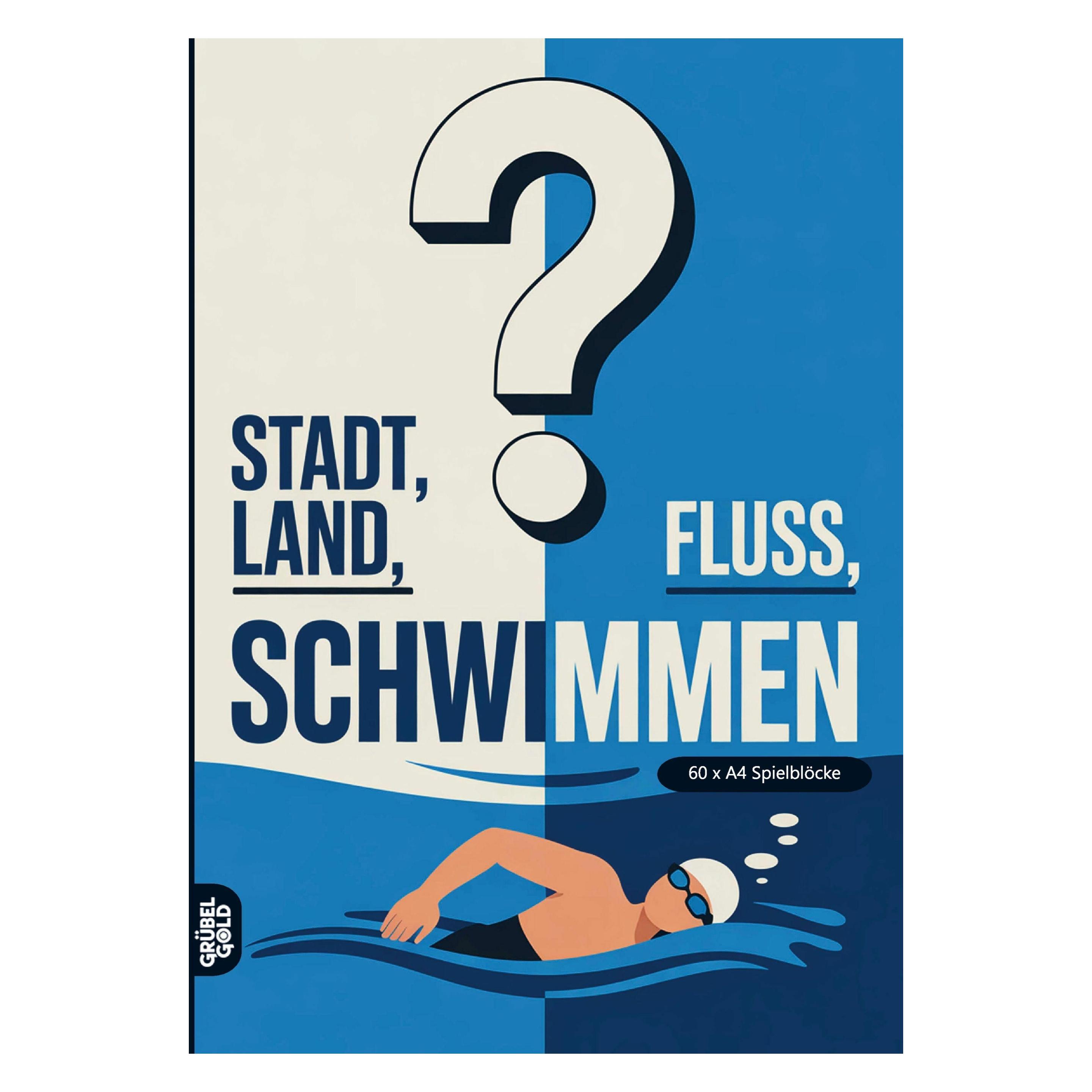 Grübelgold Stadt, Land, Fluss, Schwimmen (Deutsch) (69069826)