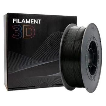 Bobine de Filament PLA 3D Noir Ø1,75mm - 1kg (PLA, 1000 g) (47353498)