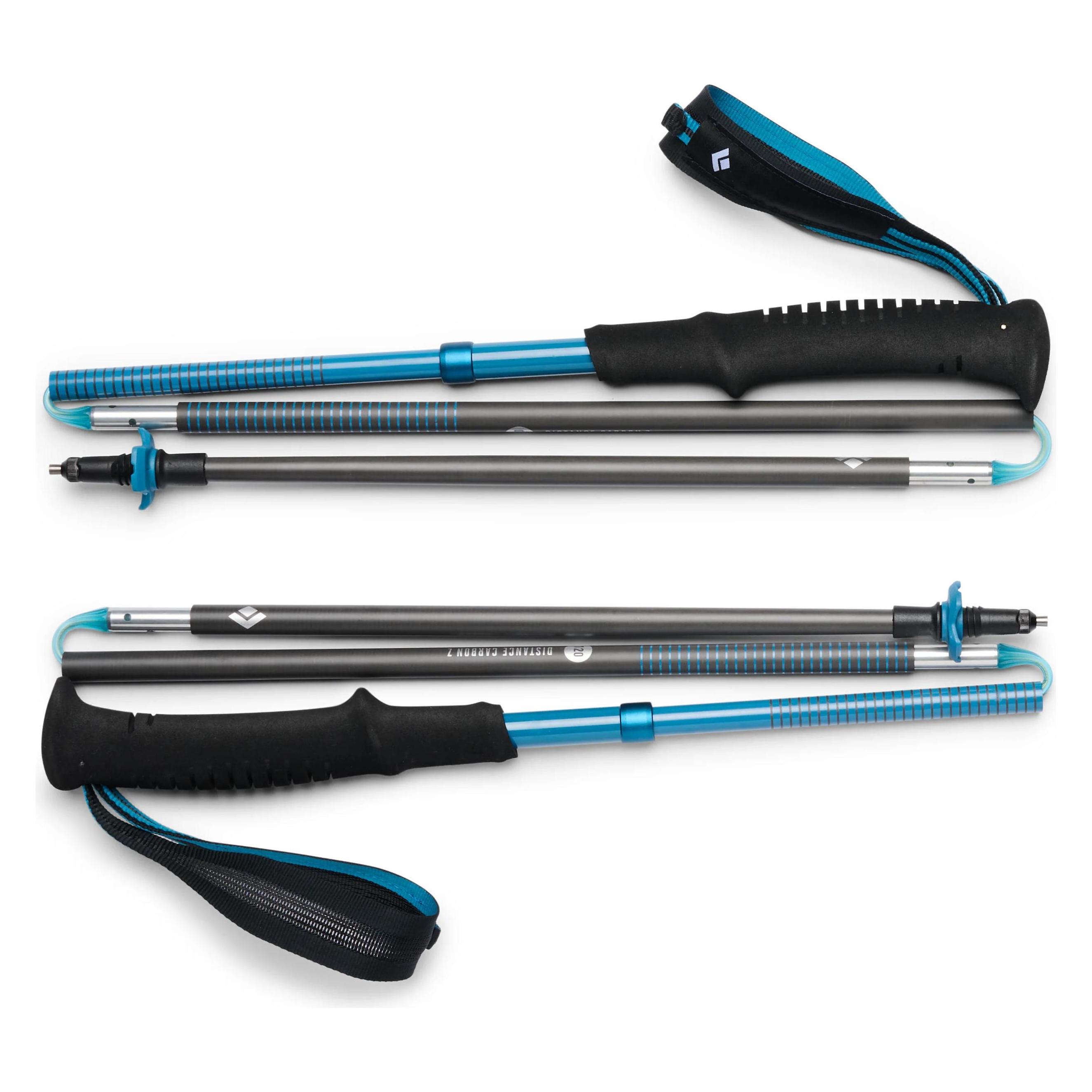 Black Diamond Trekkingst?cke Distance Carbon Z (anthrazit/blau, 1 Paar, 105 cm) (105 cm) (BD11255440071051)