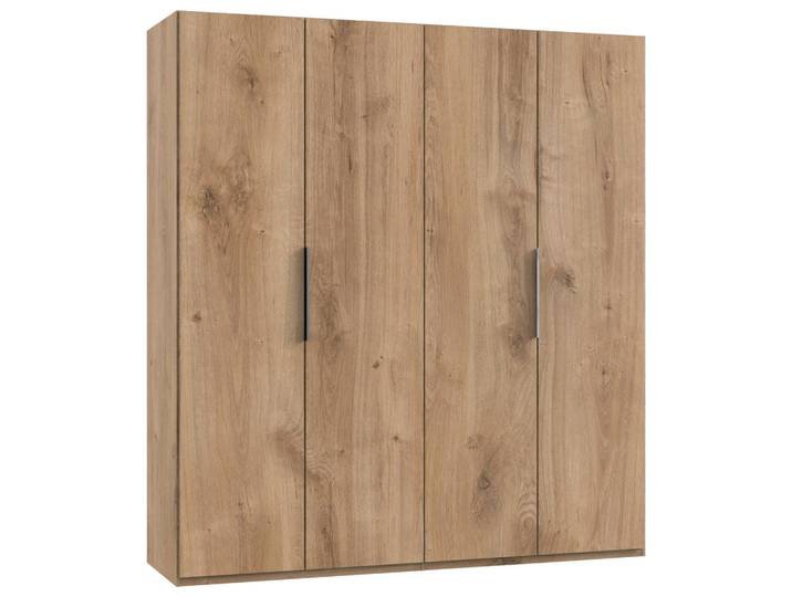 Mid.you Drehtürenschrank Wimex Level 36A, Eiche, 2 Fächer, 200x216x58 cm, BQ - Bündnis für Qualität, Made in Germany, DIN EN ISO 9001, umfangreiches Zubehör erhältlich, in verschiedenen Größen und Holzdekoren erhältlich, Schlafzimmer, Kleiderschränke, Drehtürenschränke