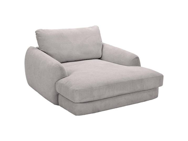 Carryhome Xxl-Sessel, Hellgrau, Kunststoff, 132x81x158 cm, Wohnzimmer, Sessel, XXL-Sessel
