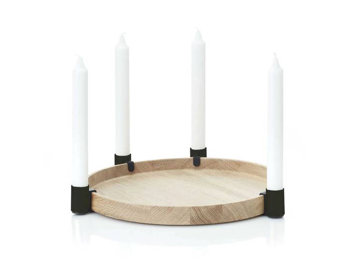 Applicata Bougeoir Luna maxi Chêne-noir