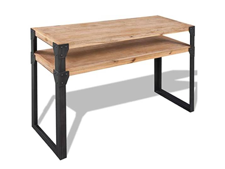 vidaXL Konsolentisch Akazienholz Massiv 120x40x85 cm