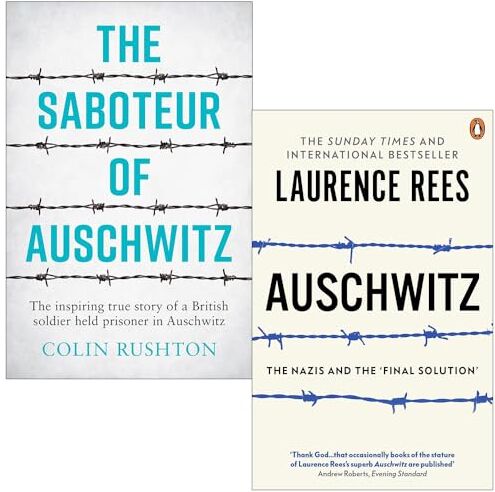 Summersdale/BBC Books ltd The Saboteur of Auschwitz and Auschwitz 2 Books set by Colin Rushton and Laurence Rees