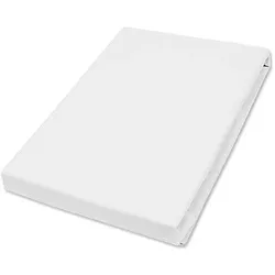 Spannbettlaken 150x200 weiß (BT 150x200 cm) - weiß - BT 150x200 cm