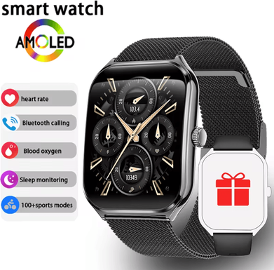 Inspire Essentials UltraSlim AMOLED Smart Watch With Always On Display And Call Reminder e
