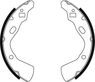 A.B.S. Bremsbackensatz 8857 Für Mazda Kia Ford