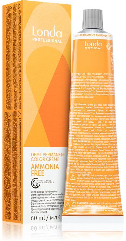 Londa Professional Demi-Permanent Color Demi-Permanent Color Creme coloration semi-permanente pour les cheveux teinte 6/4 60 ml