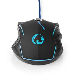 Nedis Gaming Mouse - Verdrahtet - 1200 / 1800 / 2400 / 3600 dpi - Einstellbar DPI - Anzahl Knöpfe: 6 - Programmierbare Tasten - Rechtshändig - 1.50 m - LED