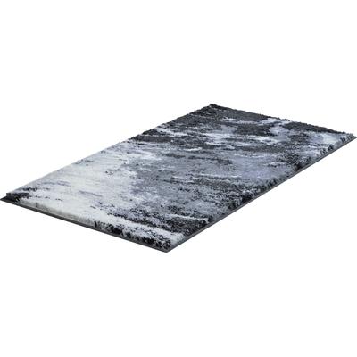 Badematte GRUND "Magma", grau, H:20mm, Polyacryl, Badematten, Badematte, Badematte in abstraktem Design