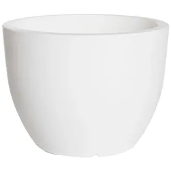 WellHome - Blumentopf Modell "Ordesa Collection" Ø40cm Farbe Weiß