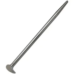 Rollkopf-Hebeleisen 400mm vernickelt