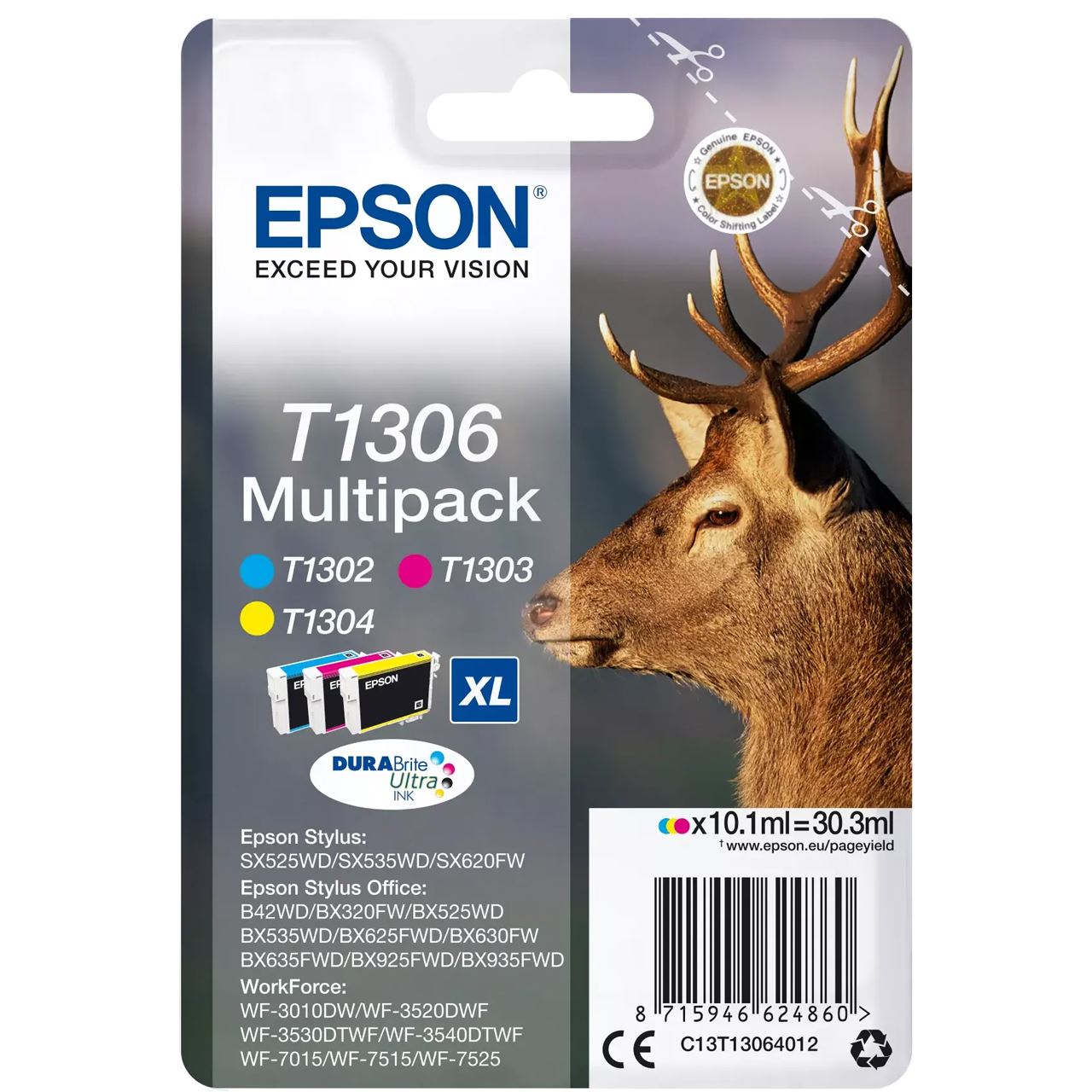 Epson Tinte T1306 C13T13064012 farbig
