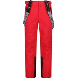 CMP Herren Latzhose Herren Skihose Salopette - Normalgröße, Größe 52 in Rot 580