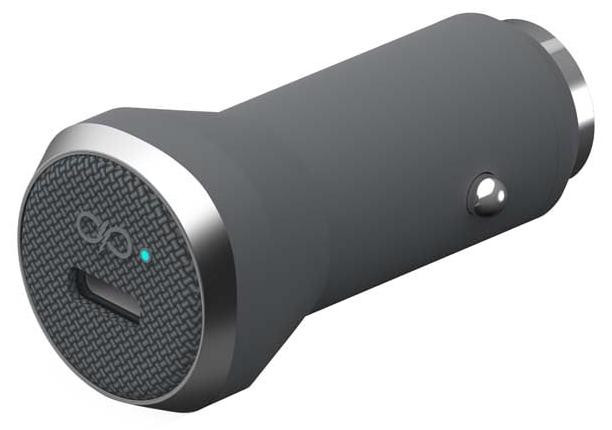 Dripio USB-C autolader 27W ultrasnel grijs