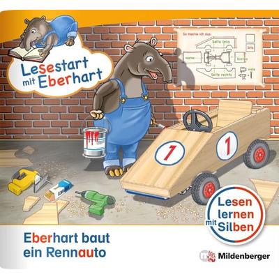 Lesestart mit Eberhart: Eberhart baut ein Rennauto, Geheftet von Stefanie Drecktrah,Nicole Brandau, Mildenberger Verlag GmbH, 978-3-619-04481-8