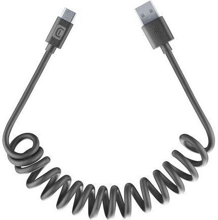 Cellular Line usb to usb-c spiral cable