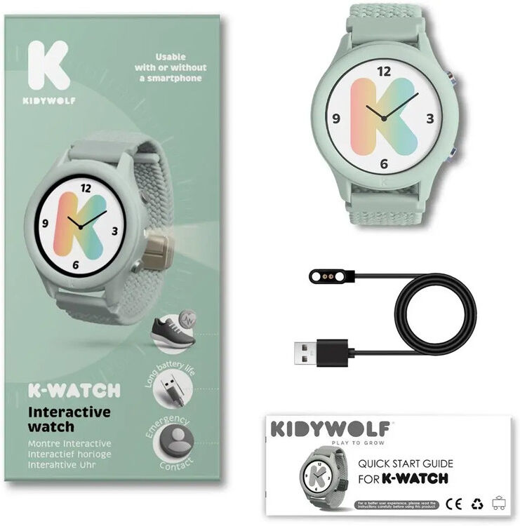 Montre connectée K-WATCH vert - Kidywolf
