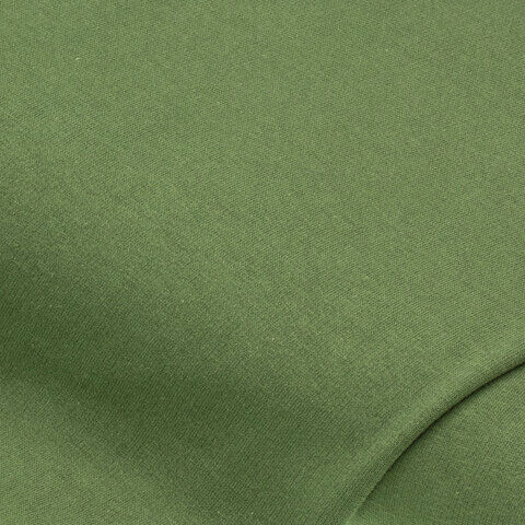 Sweatstoff "Basic" mit gerauter Innenseite, grün