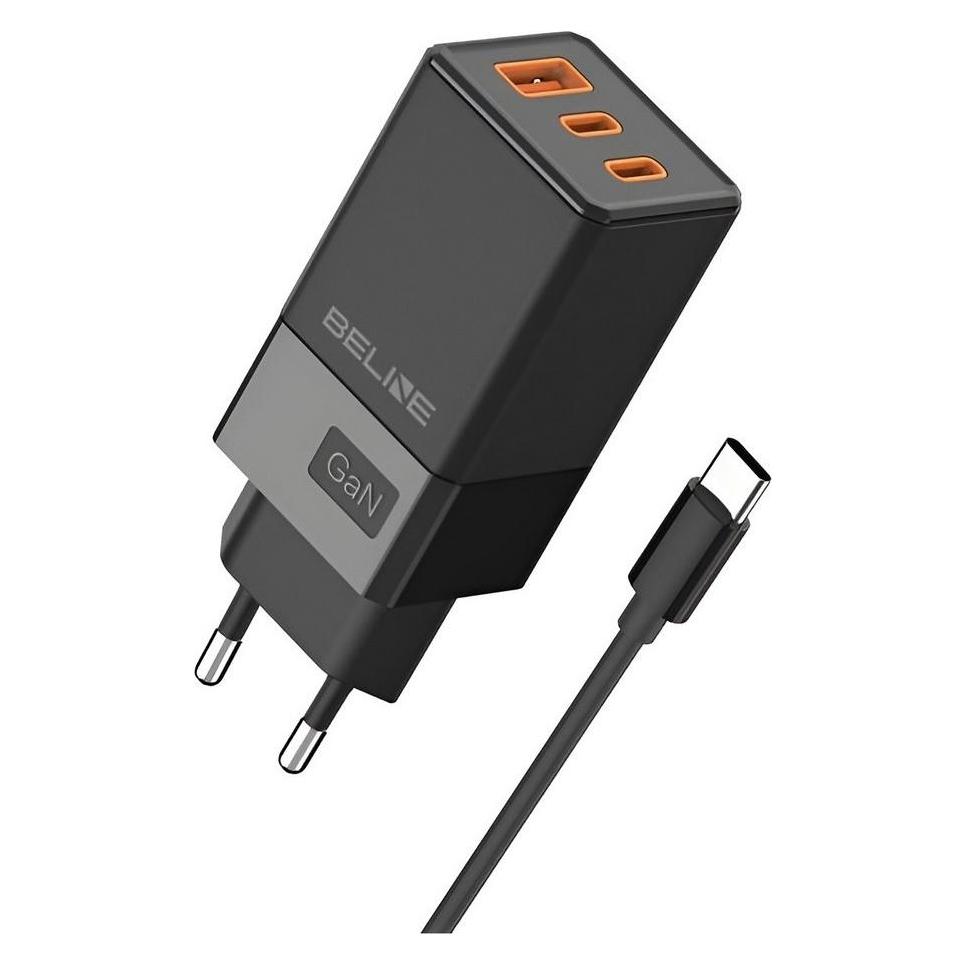 Beline GaN Charger (65 W, 3 Ports) (BELI02752)