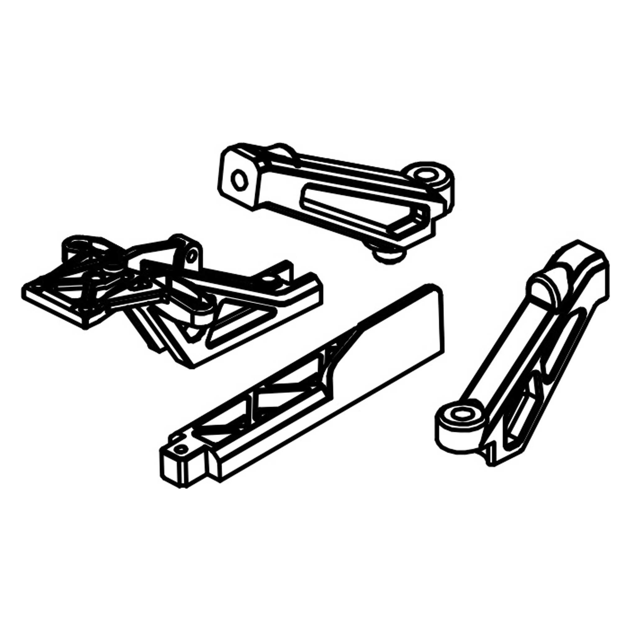 Absima Spacer Assemblies F/R (1610108)