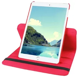 Schutzhülle für iPad Mini 4/5 Tablet Hülle Schutz Tasche Case Cover Rot 360 Grad drehbar Rotation Bumper