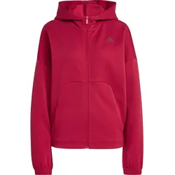 adidas W FI SL FZ HD Sweatjacke Damen | Gr. S | rot - rot