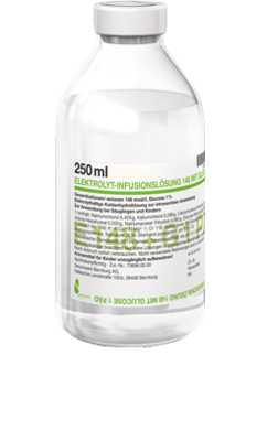 Burg Pharma GmbH ELEKTROLYT Inf.-Lsg. 148 m.Glucose 1 päd. 10X250 ml 00836715