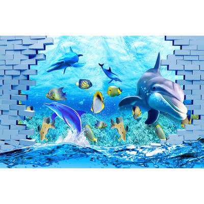Papermoon "3D DESIGN-DELFIN IM MEER"