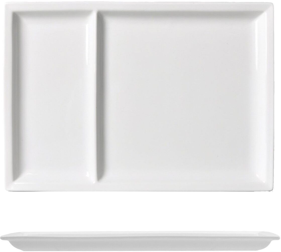 Lioness Piatto Rettangolare 31,5 x 22 cm Justwhite