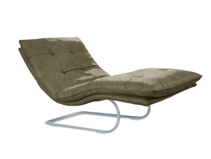 Relaxliege, Longlife Xtra-Leder Z69, Grün, 95×170 cm, Vintage, W.SCHILLIG